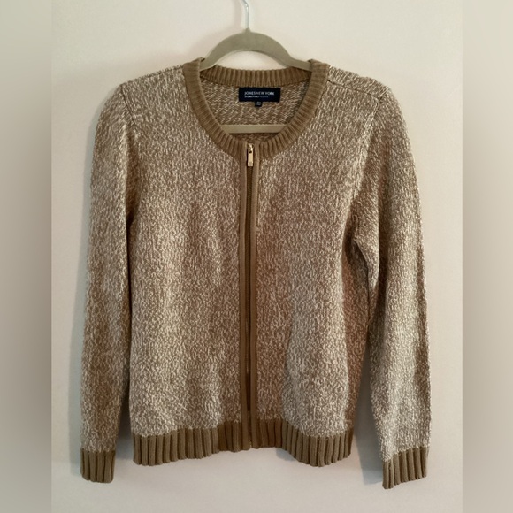 Jones New York Zip Up Sweater - Picture 1 of 4
